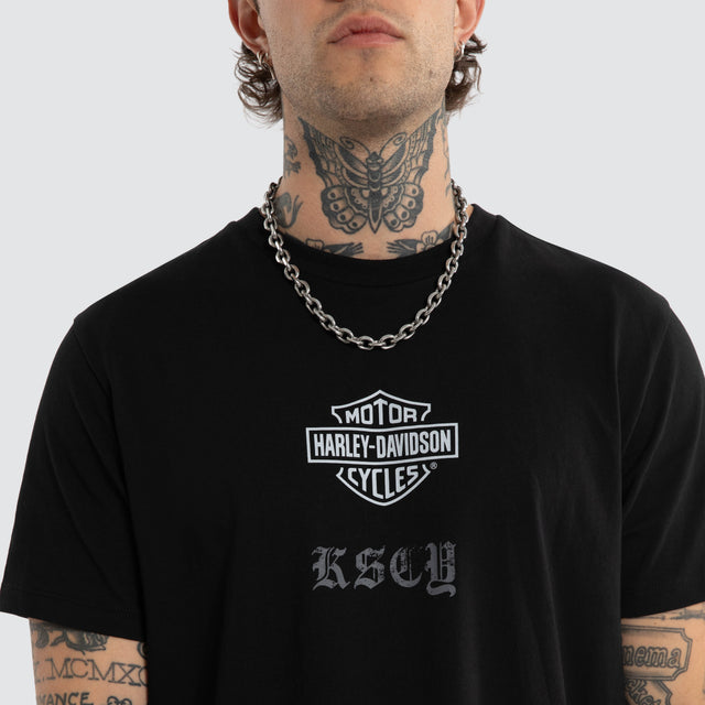 Carve Dual Curved Tee Jet Black