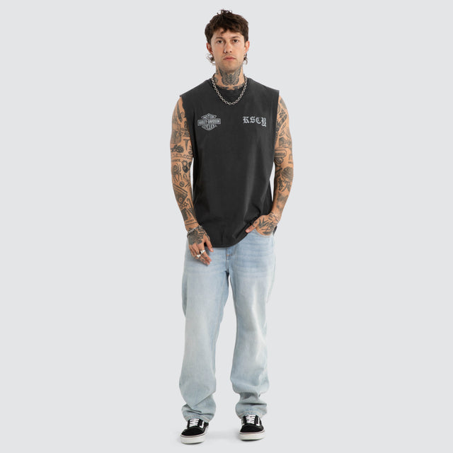 Throttle Dual Curved Muscle Pigment Black