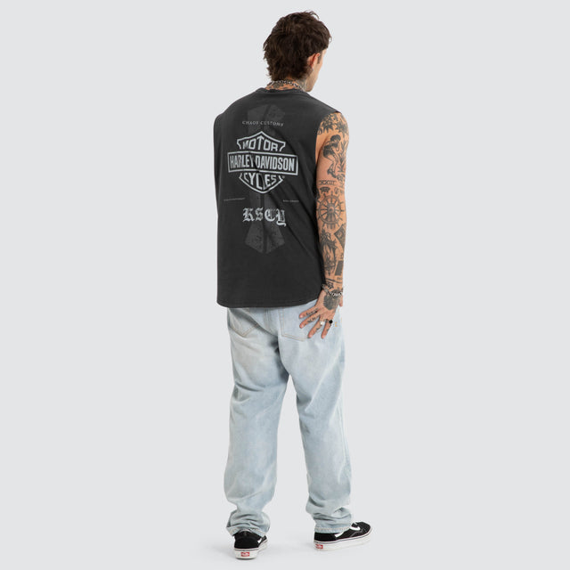 Throttle Dual Curved Muscle Pigment Black