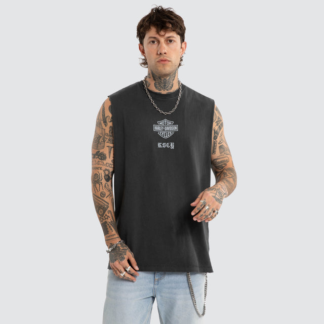 Idle Relaxed Muscle Pigment Black