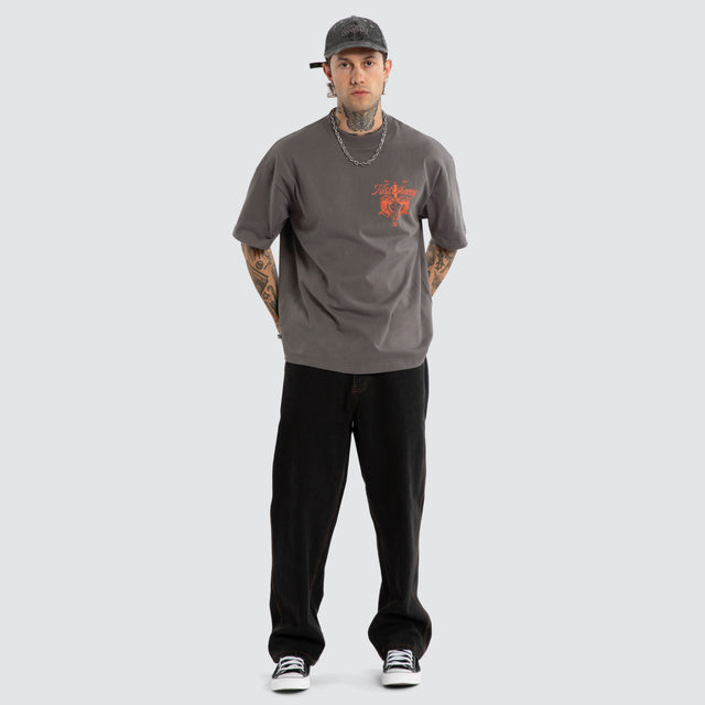 Ram Street Tee Charcoal