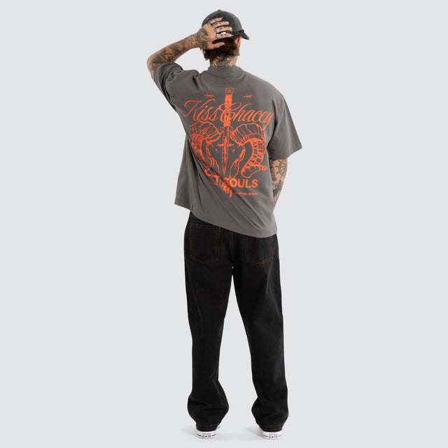 Ram Street Tee Charcoal