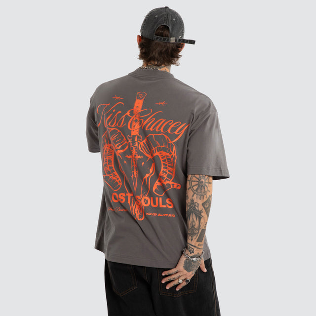 Ram Street Tee Charcoal