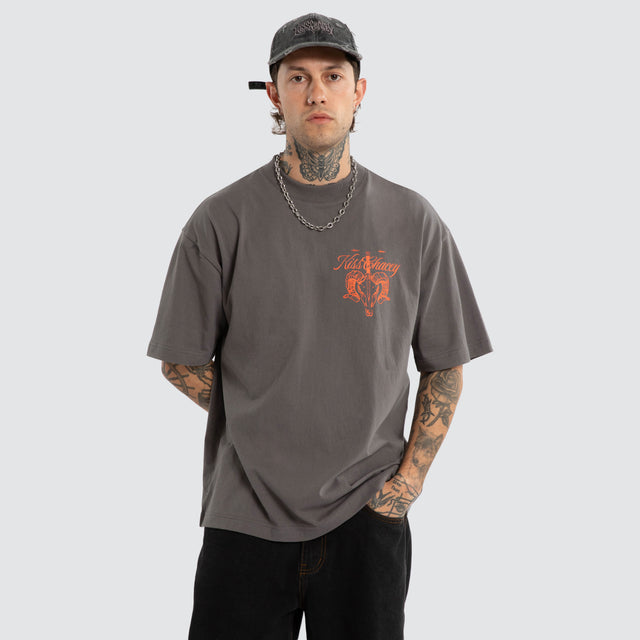 Ram Street Tee Charcoal
