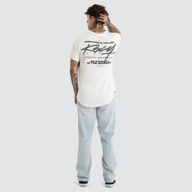 Prodigy Dual Curved Tee Natural White