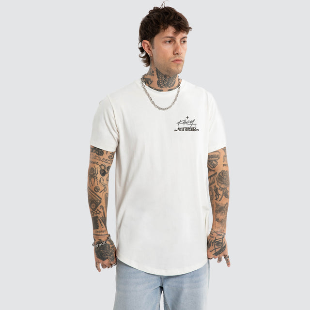 Prodigy Dual Curved Tee Natural White