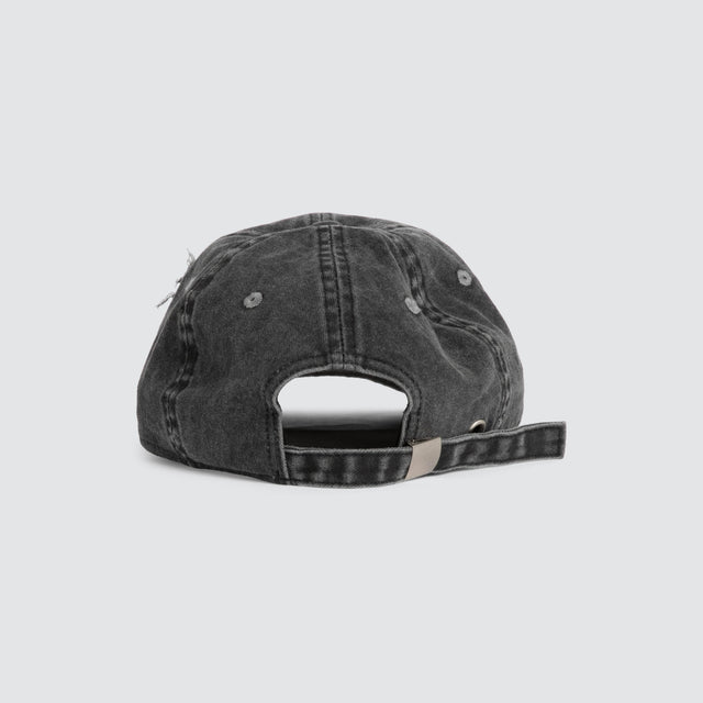 Veiled Dad Cap Jet Black