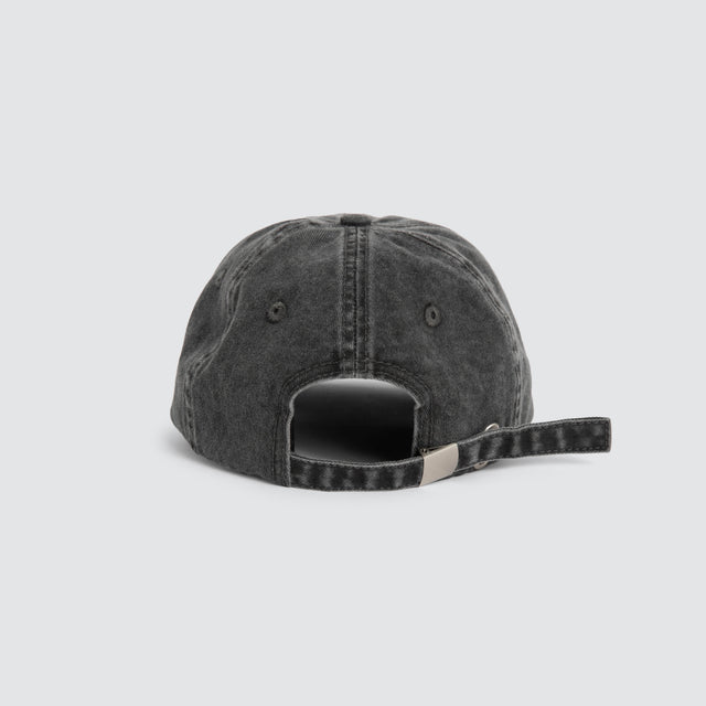 Knock Dad Cap Washed Black