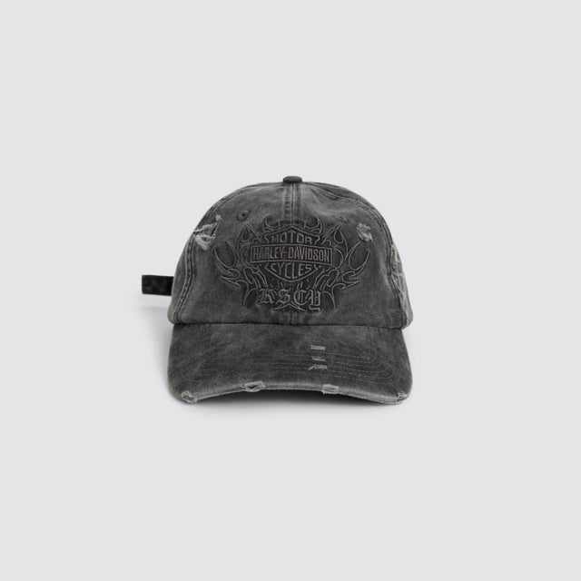 Knock Dad Cap Washed Black