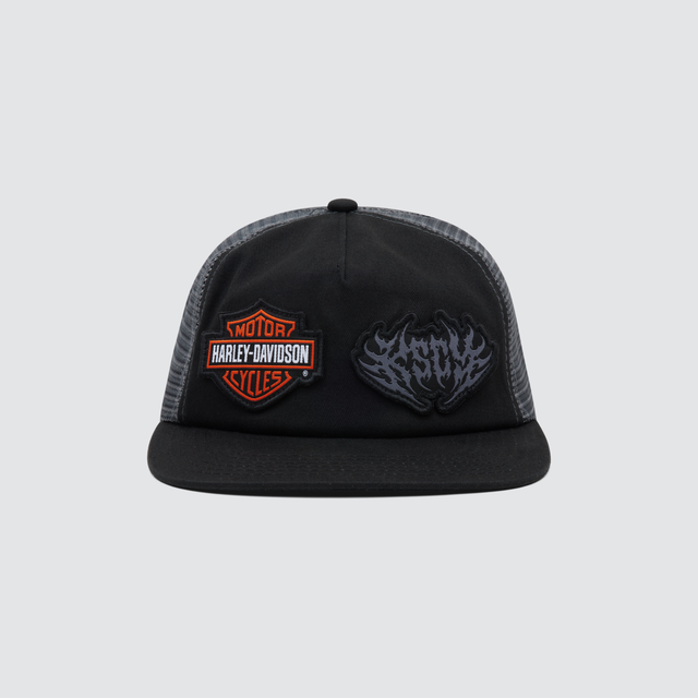 Rebel Trucker Cap Orange/Black