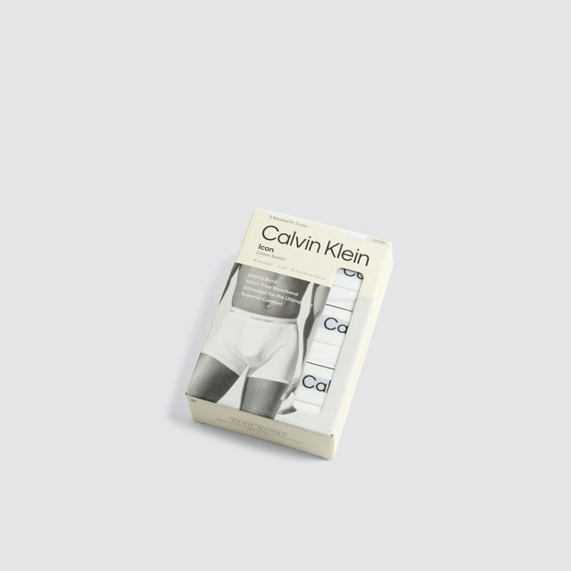 Icon Cotton Trunk 3Pk White