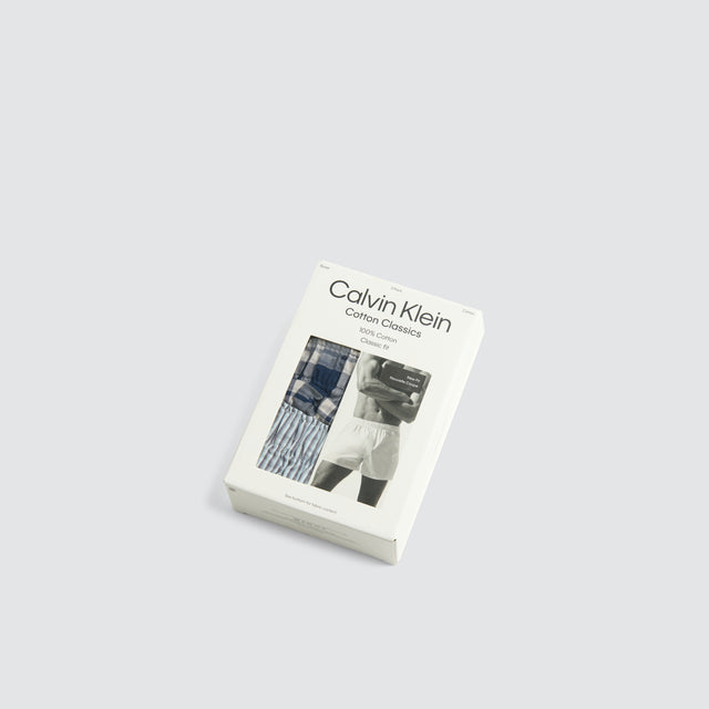Cotton Classics 3 Pack Boxers Multi Colour