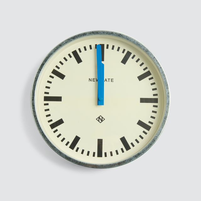 Newgate Luggage Wall Clock Blue