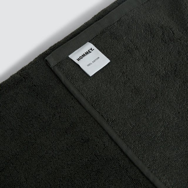 Bath Towel - Solid Colours Charcoal