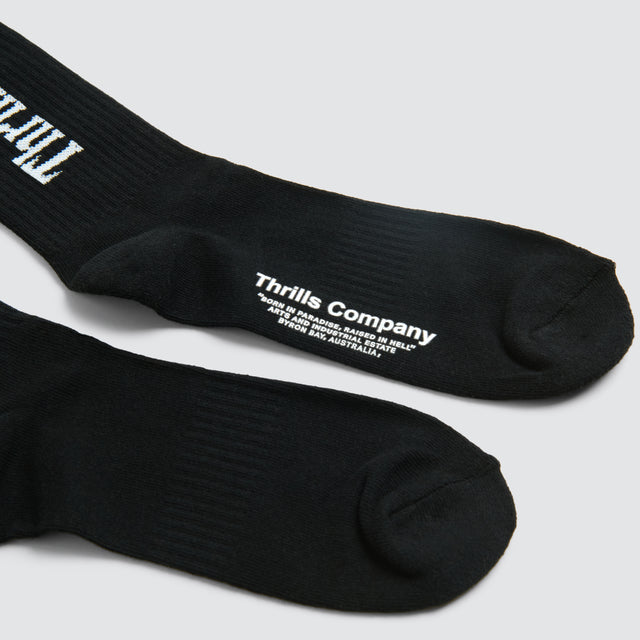 Thrills Workwear 5 Pack Sock Desert/Black/Silver Grey