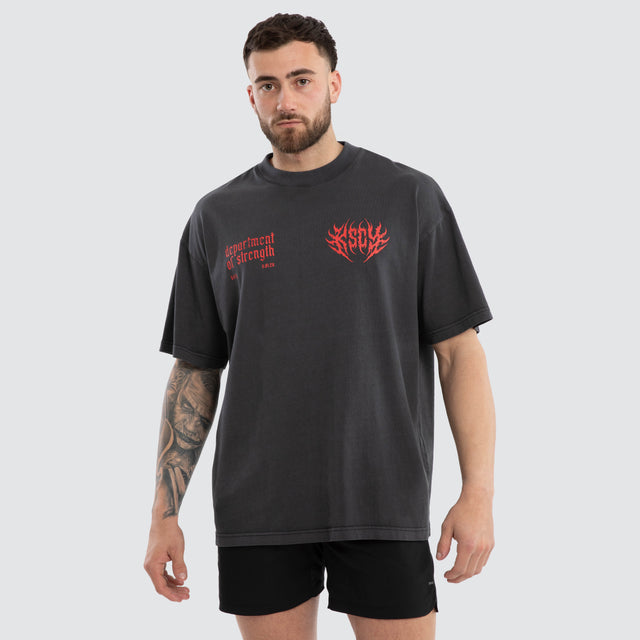 Cannibal Pump Cover Street Tee Pigment Black