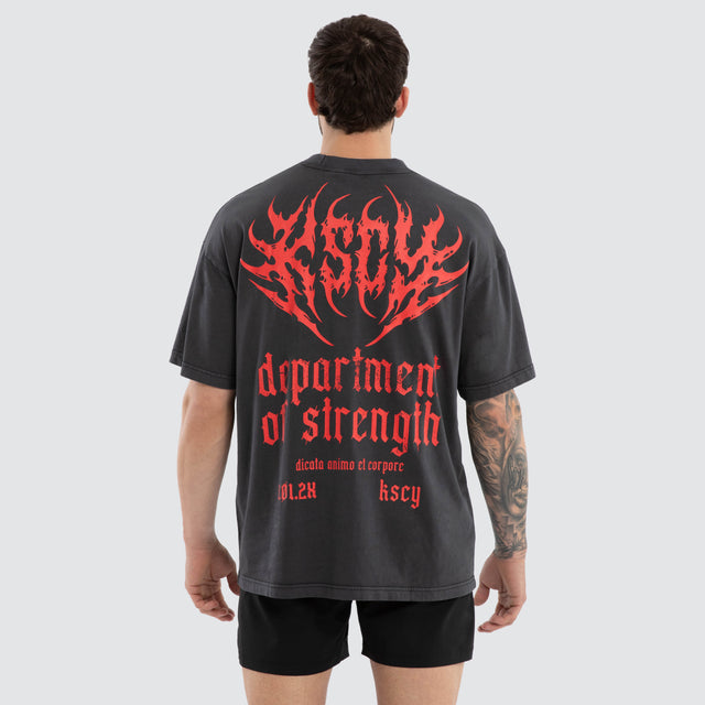 Cannibal Pump Cover Street Tee Pigment Black