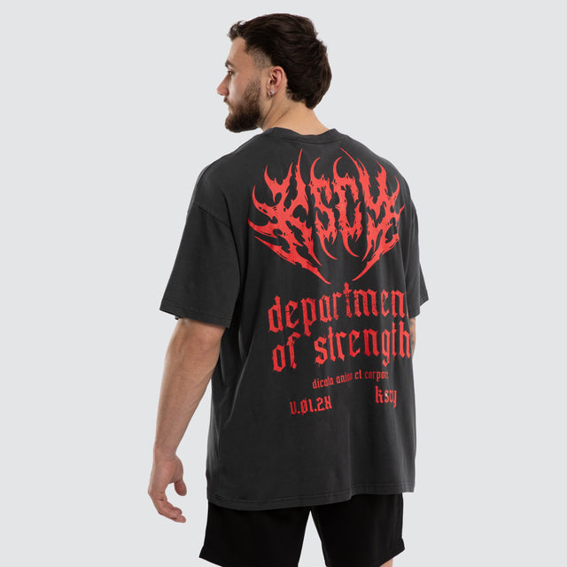 Cannibal Pump Cover Street Tee Pigment Black