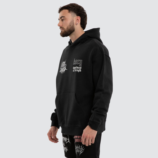 Lineup Relaxed Hoodie Jet Black