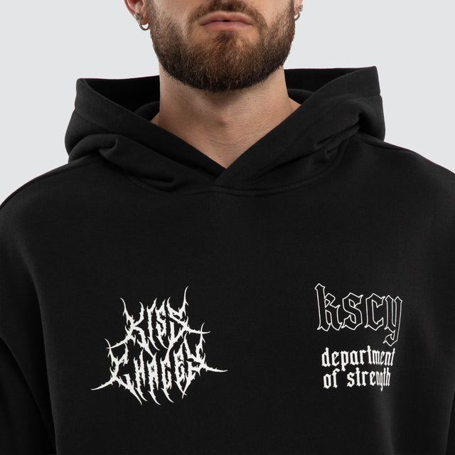 Lineup Relaxed Hoodie Jet Black