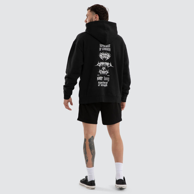 Lineup Relaxed Hoodie Jet Black