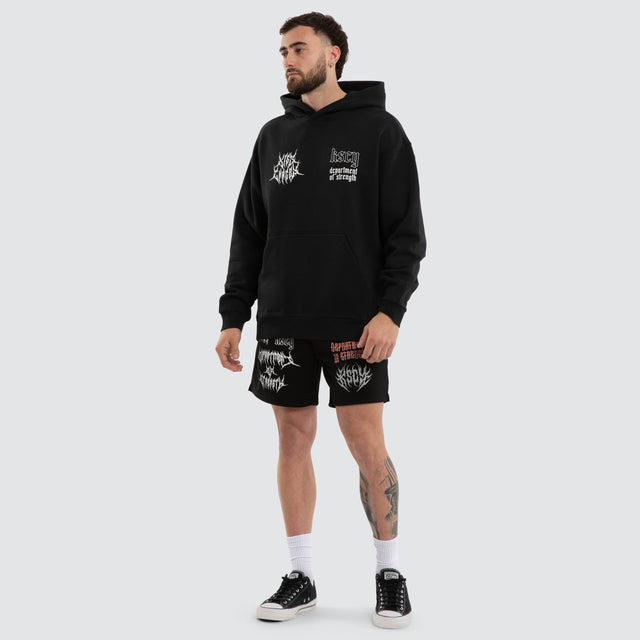 Lineup Relaxed Hoodie Jet Black