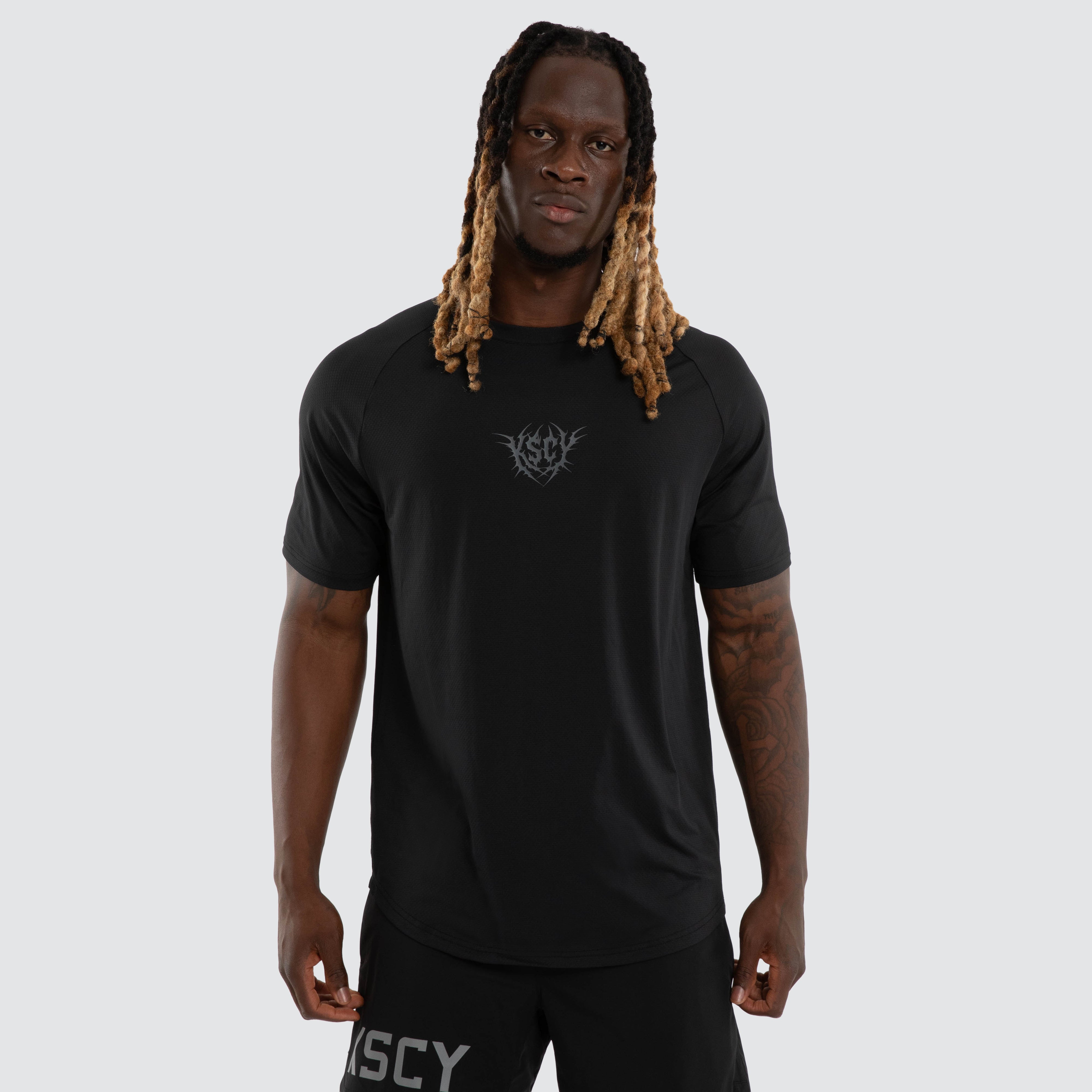 KSCY Fuel Training Raglan Tee in Black | Neverland Store