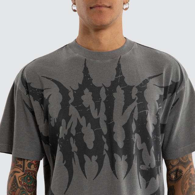 Sandman Pump Cover Raptor Tee Pigment Frost Grey