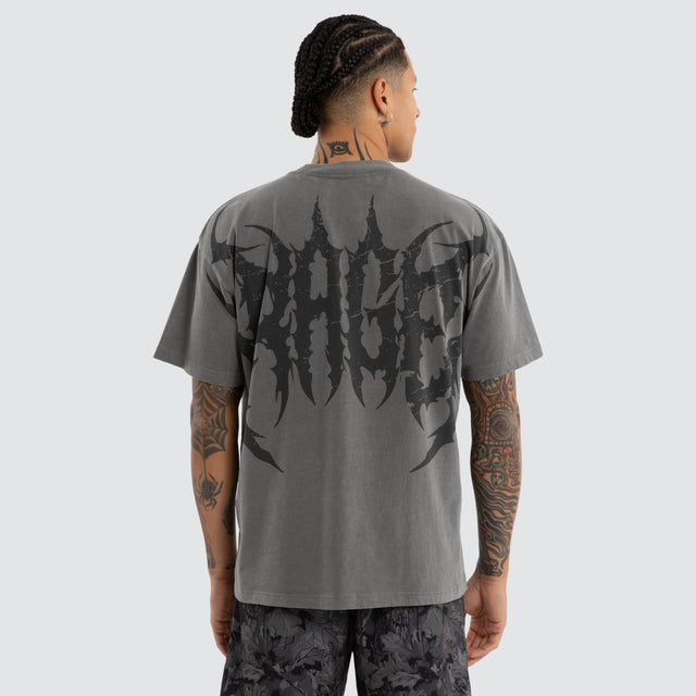 Sandman Pump Cover Raptor Tee Pigment Frost Grey