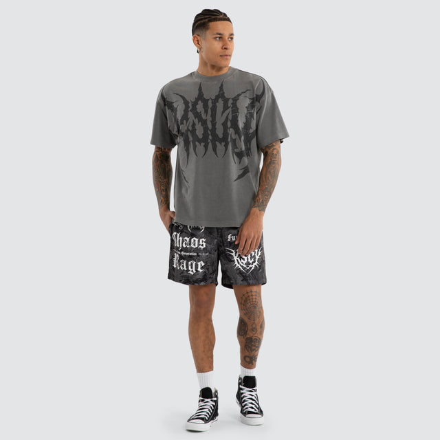 Sandman Pump Cover Raptor Tee Pigment Frost Grey
