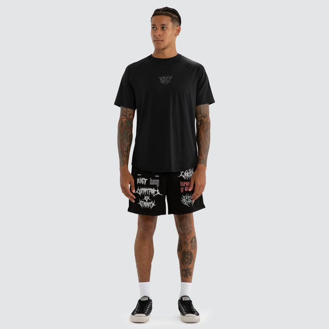 Doom Mesh Short Jet Black
