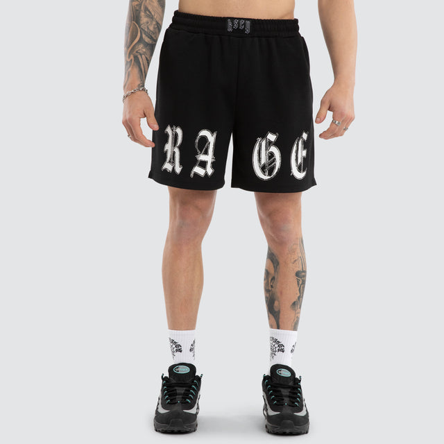 Rage Mesh Short Jet Black