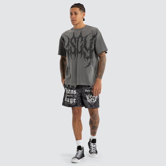 Chaos Rage Mesh Trackshort Dark Camo