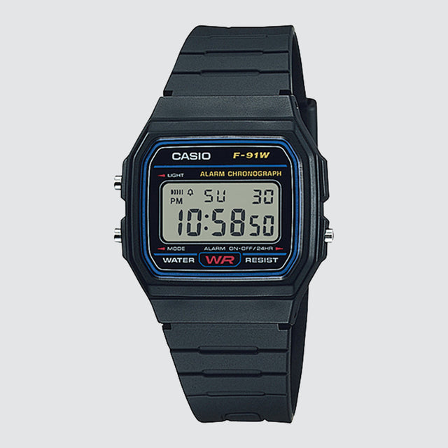 Retro Digital Watch Black