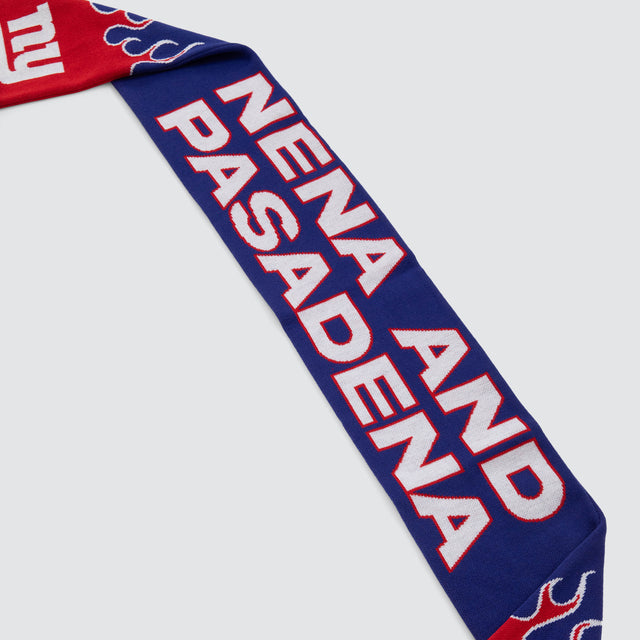 New York Giants NFL Fringe Scarf Dark Blue/Red