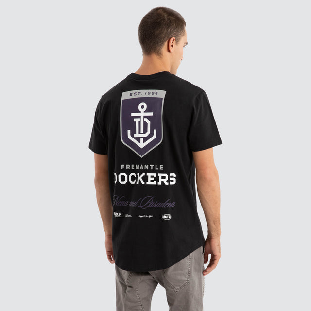 Fremantle Dockers AFL Prime Tee Jet Black