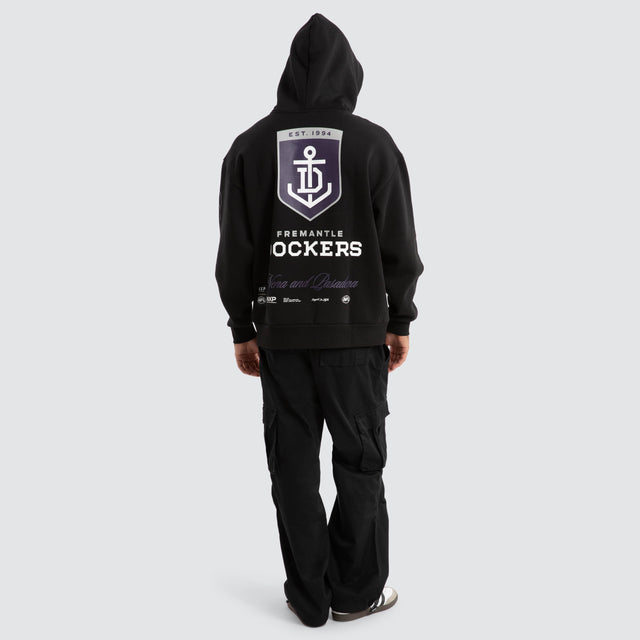 Fremantle Dockers AFL Season Hoodie Jet Black