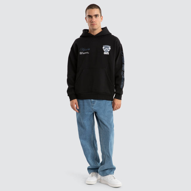 Geelong Cats AFL Season Hoodie Jet Black