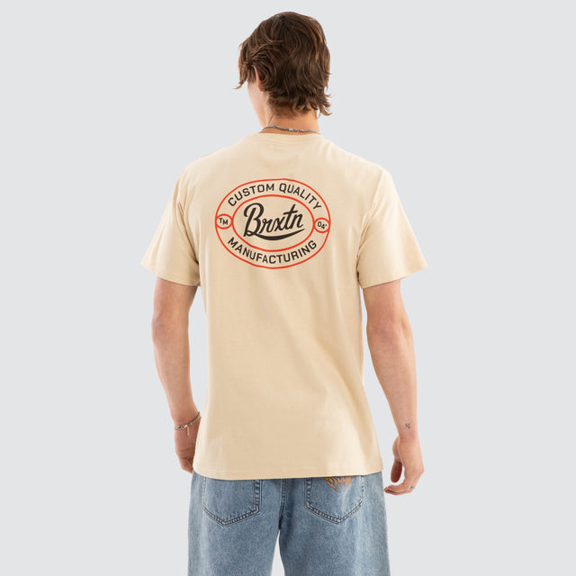 Hitch Short Sleeve Tee Cream