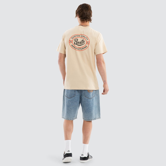 Hitch Short Sleeve Tee Cream