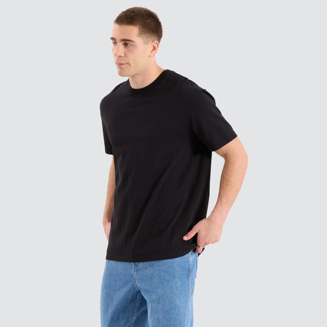 Lincoln Relaxed T-Shirt Jet Black