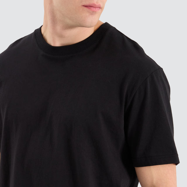 Lincoln Relaxed T-Shirt Jet Black