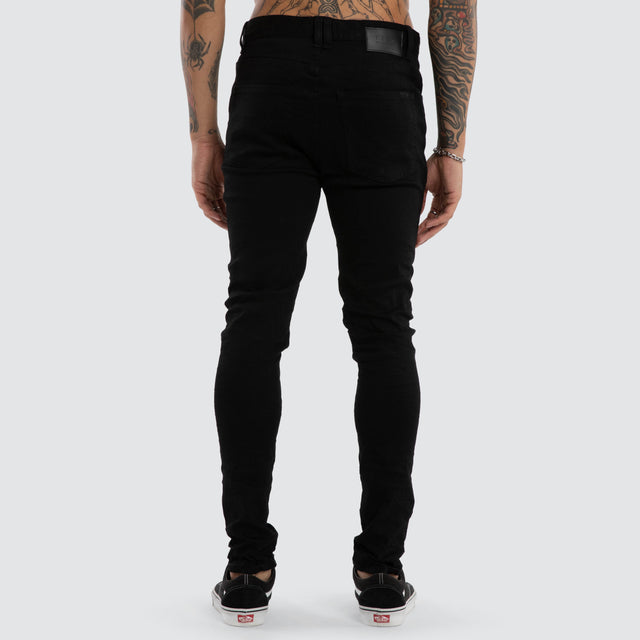 K1 Super Skinny Fit Jeans Black