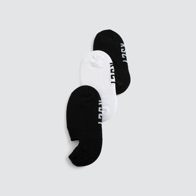 KSCY Invisible Sock 3 Pack Multi Colour
