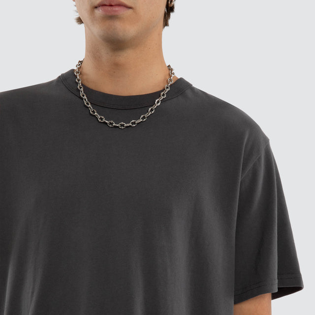Break Even Rocker Tee Asphalt