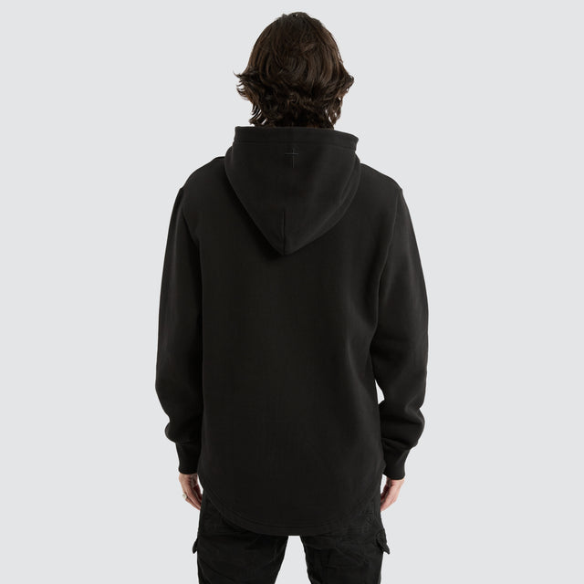 Casper Dual Curved Hoodie Jet Black