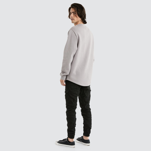 Miles Dual Curved Sweater Gull