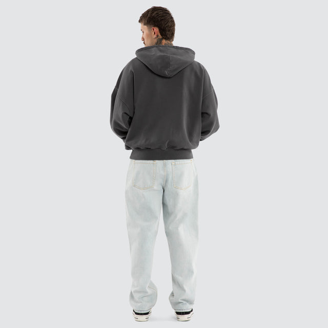 Burnout Balloon Hoodie Pigment Asphalt