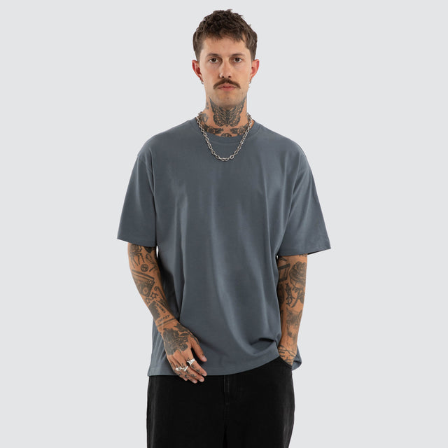 Brooks Box Fit Tee Stormy Weather