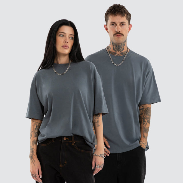 Brooks Box Fit Tee Stormy Weather